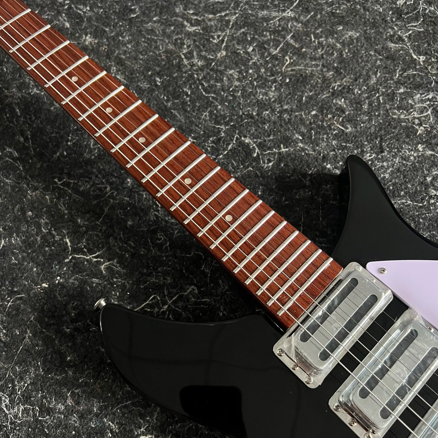 KGD Mini Joystick Electric Guitar, Black 325, H-H-H Pickups, Local Warehouse, Acoustic Electric Guitar, Free Shipping