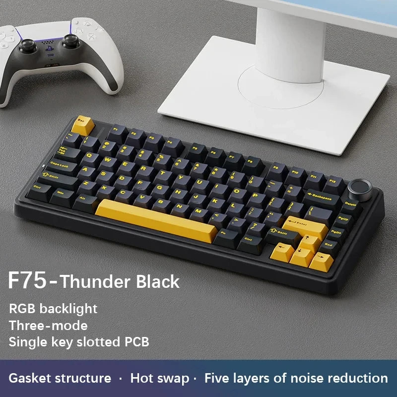 AULA F75 75 Percent Wireless Mechanical Keyboard RGB