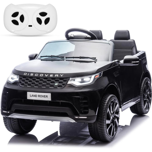 12V Licensed Land Rover 2 Seater Ride on Car for Kids with 2.4g Remote Control Double Doors LED Light 2.8 MPH Max Speed