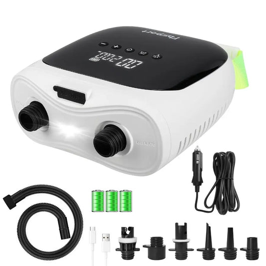 Paddle Board Pump Rechargeable 20PSI SUP Pump, Portable Electric Air Pump Quick Inflate amp Deflate SUP Air Pump for Stand Up Pa