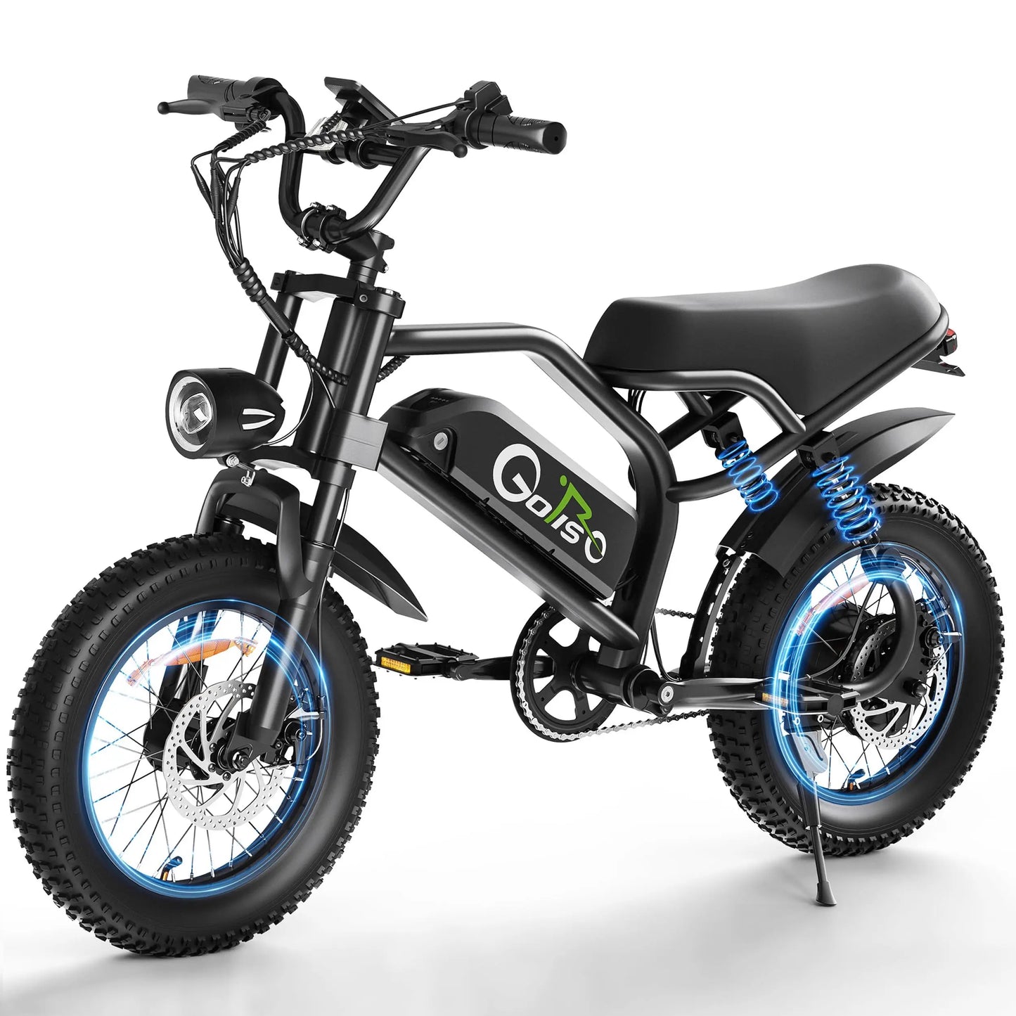 750W Electric Dirt Bike for Adults & Teens – 16" x3.0 Fat Tire Electric Bike, 48V 15Ah Battery, 5 PAS, Electric Bicycle
