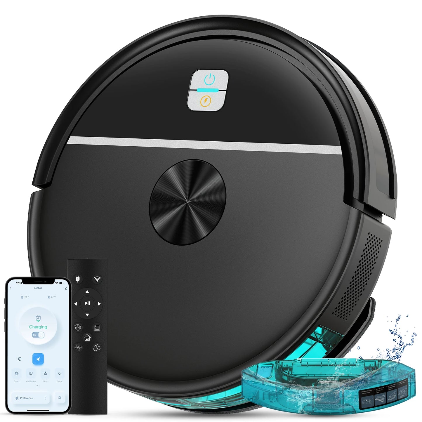 Omeser New Robot Vacuum Cleaner 5000Pa Automatic Charging Aspiration Drag Intelligent Home Appliance Sweeping Robot Planning