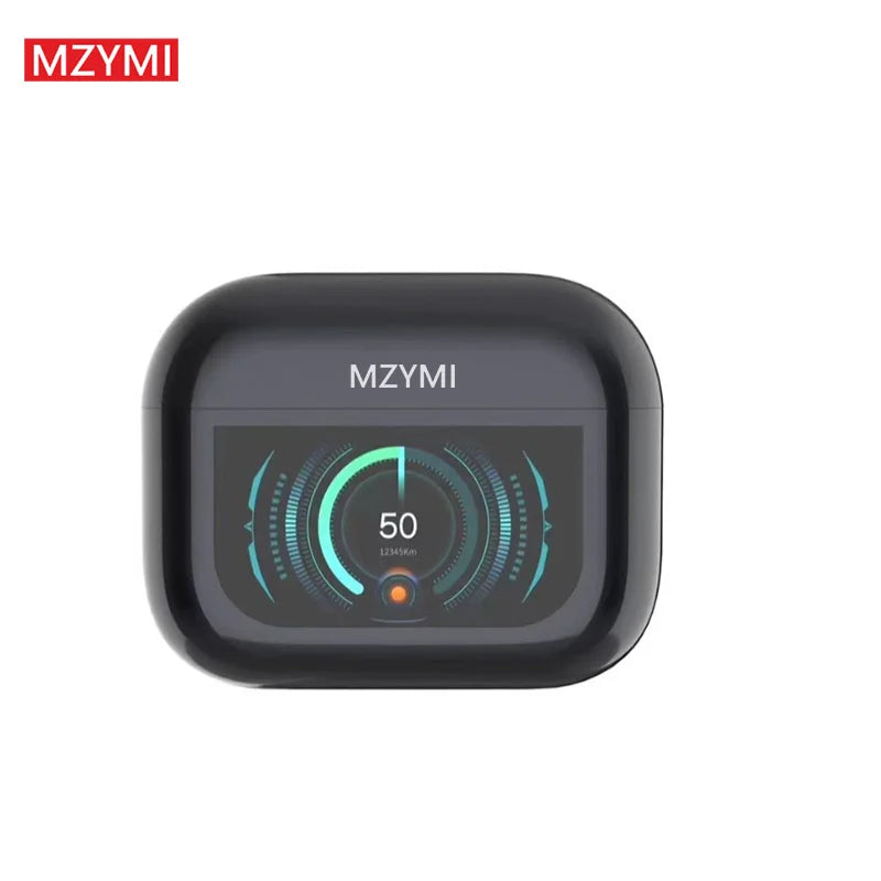 MZYMI YX30 ANC Wireless Earphone LED Touch Screen Active Noise Cancelling Bluetooth Headset G4 ANC+ENC Sport Headphone With Mic
