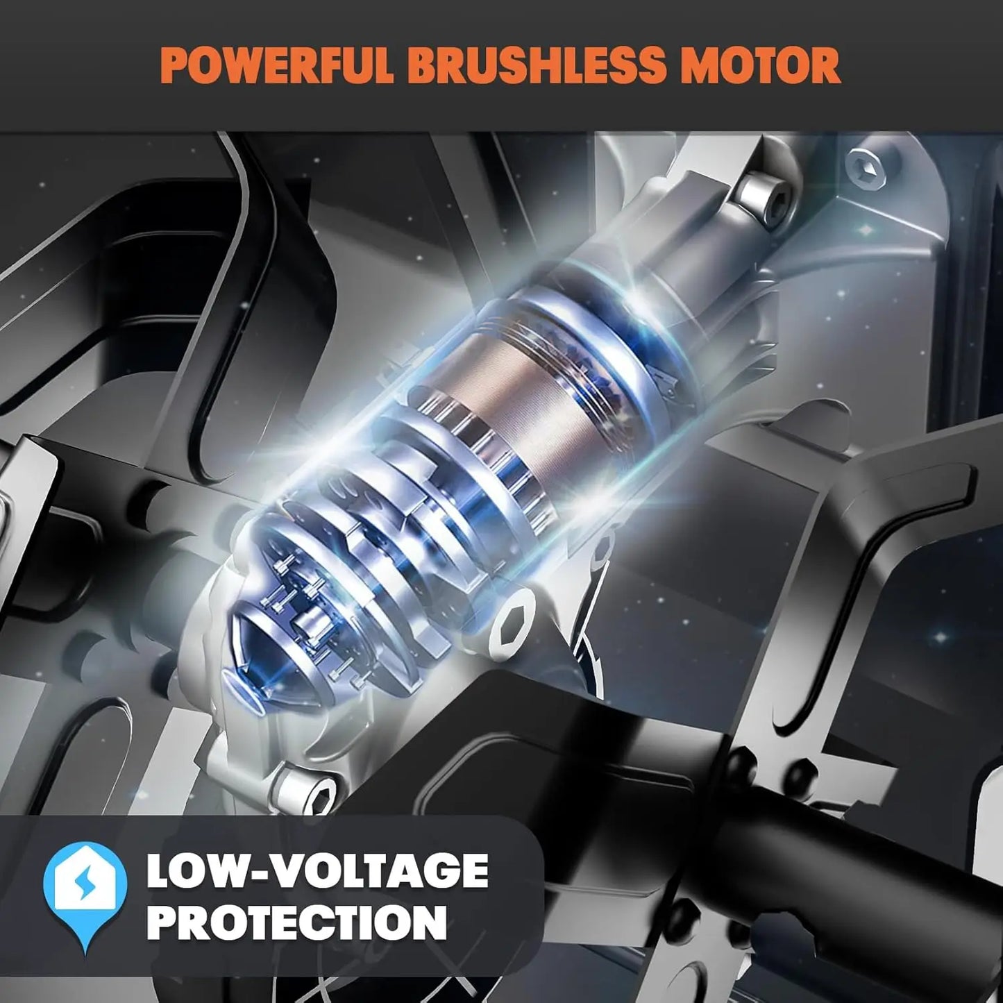 40V Cordless Tiller Cultivator With 16 Steel Tines 175 RPM