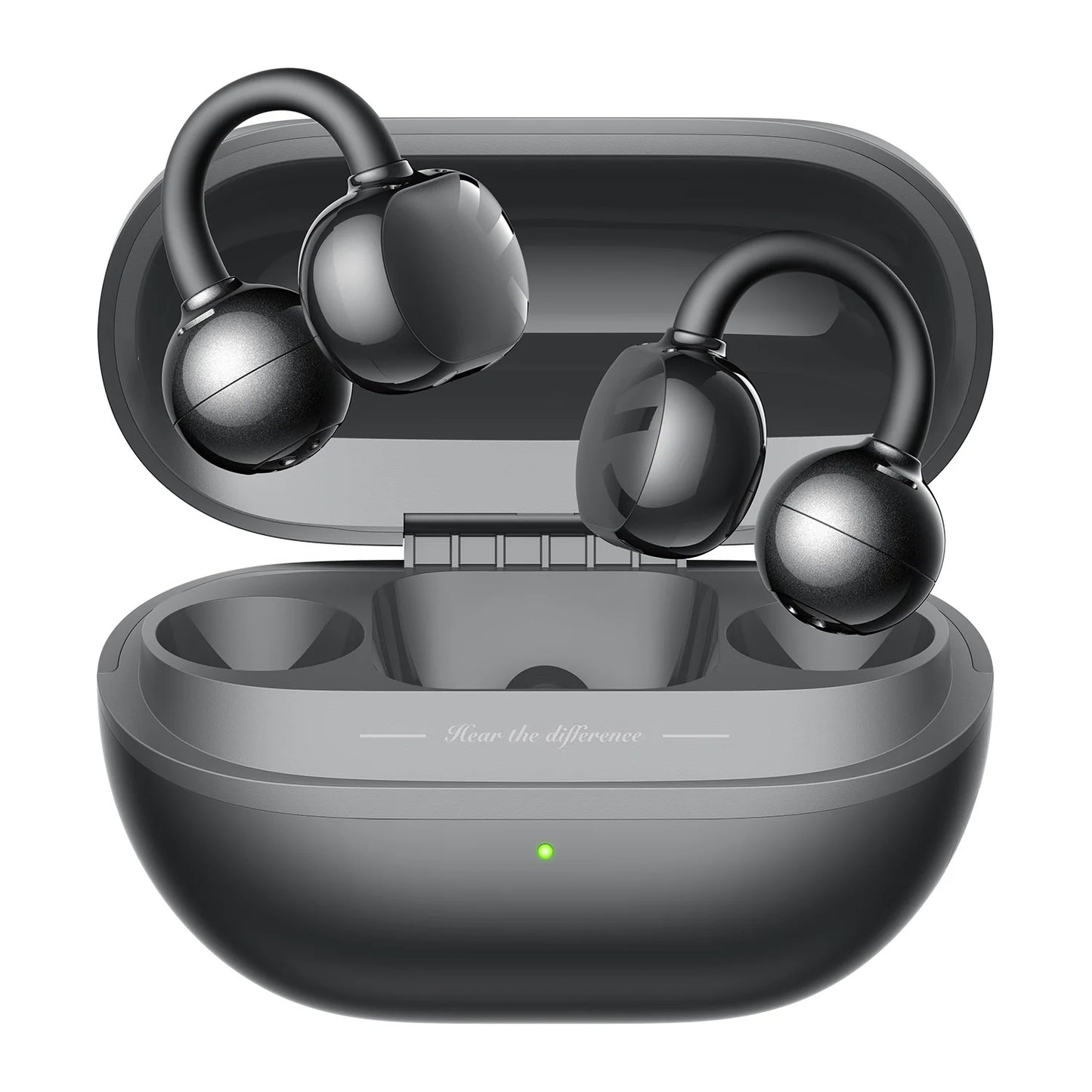 SoundPEATS POP Clip Wireless Earphones Bluetooth 5.4 Opean-Ear Clip-on Earbuds IPX5,Gaming Mode Low Latency, Multipoint Pairing
