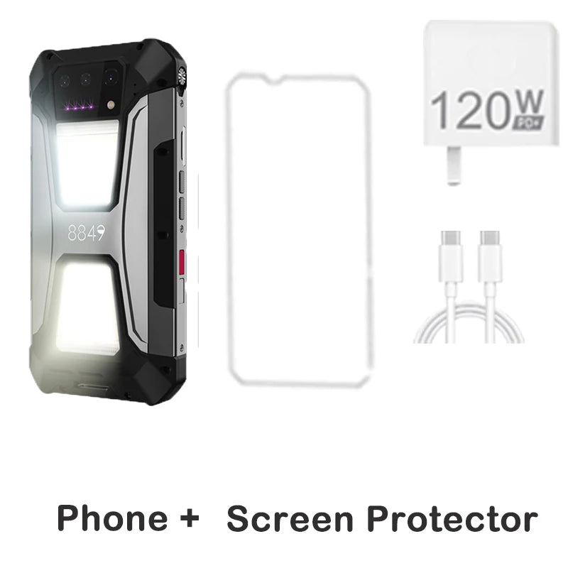 8849 Tank 2 PRO Unihertz Rugged Smartphone with Projector 16GB 256/256GB 23800mAh 120W Android 14 Phone 100MP Cell Phone
