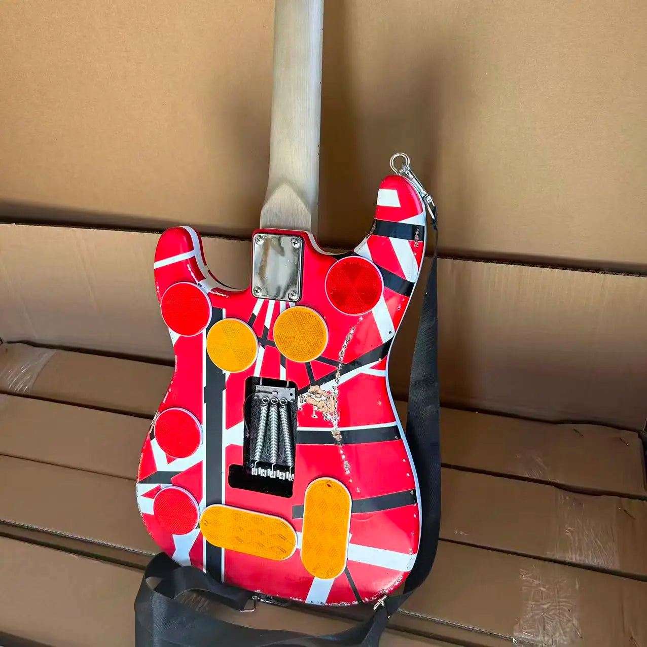 STOCK Eddie Edward Van Halen,  carbon baked maple guitar head, commemorative guitar, in stock, Preferred Gift