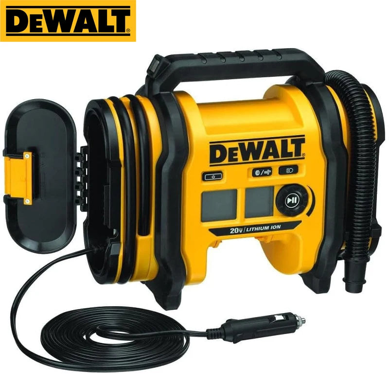 DEWALT 20V Corded/Cordless Air Inflator 160 PSI Tire Inflator Electric Air Pump Blower Dewalt Power Tools 1/2PC battery lj202409