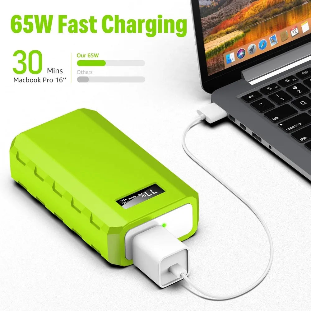 88Wh Portable Power Station with AC Outlet, Solar Generator for Laptop Charging, Home Backup & Outdoor Emergency