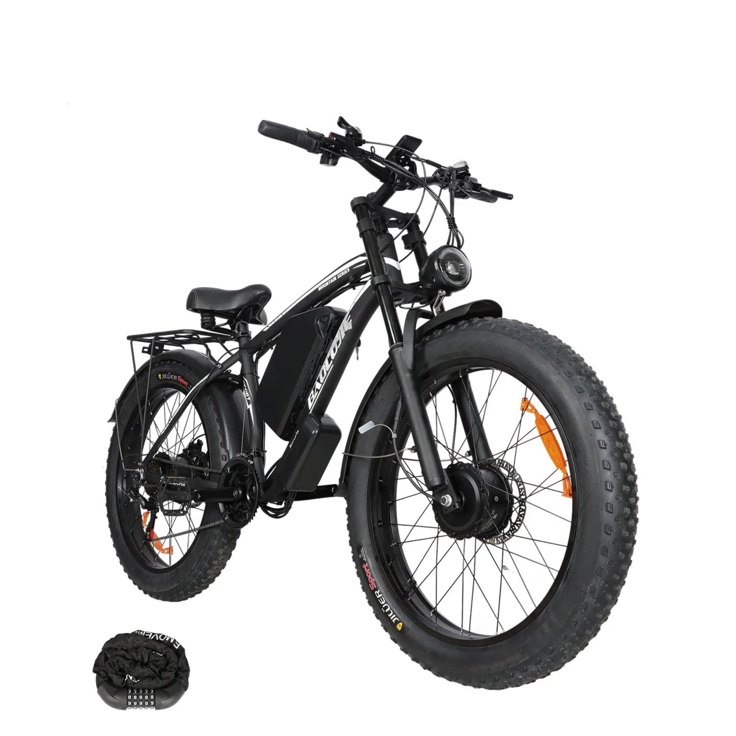 BAOLUJIE DM01 Motor Electric Bicycle 60V 30AH Battery Max Speed 42 MPH Electric Bike E-Bike Electric Motorcycle【1 Year Warranty】