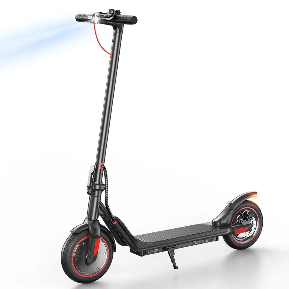 IScooter i9M Adult Men 500W Electric Scooter 10 Inch Tire Foldable Electric Scooter 36V 7.5 AH City Electric Scooter