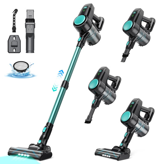 INSE N3T Cordless Vacuum Cleaner 20Kpa 6 in 1 Lightweight Stick Vacuum Up to 40mins Runtime for Home Carpet Pets Hair Hard Floor