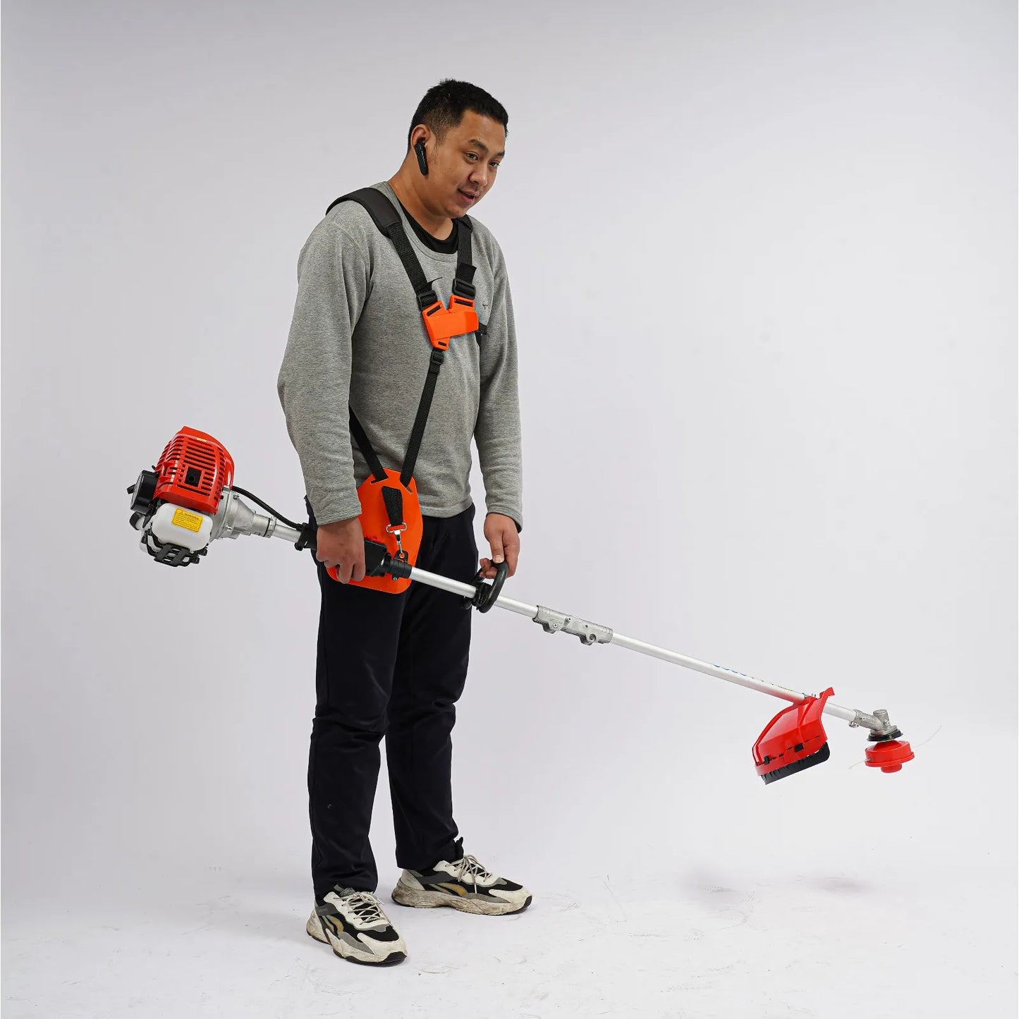 Multi Function Grass Trimmer Set With Two Stroke Engine