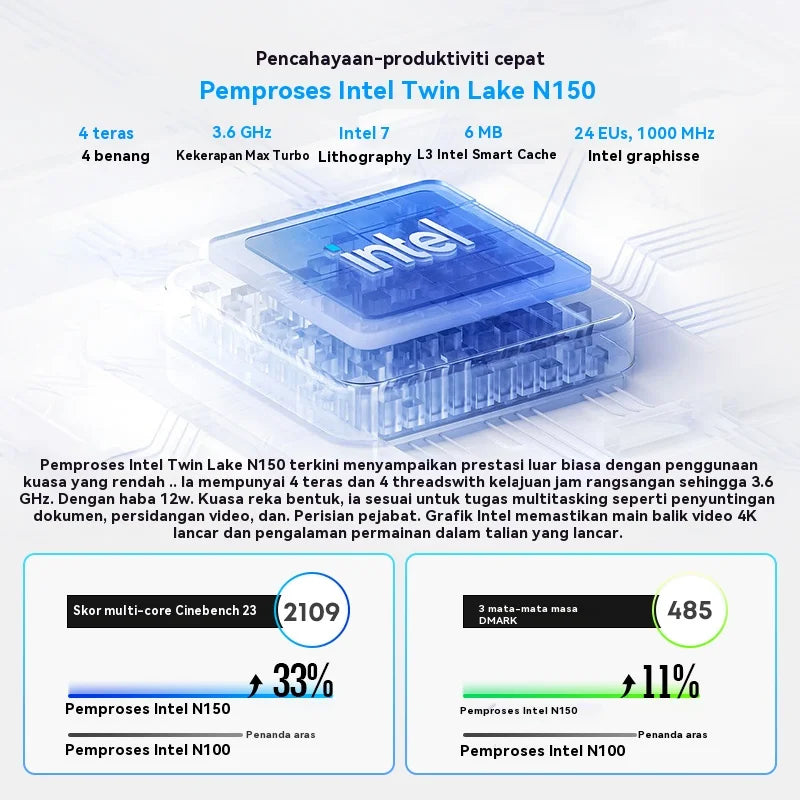 CHUWI MiniBook X 2 in 1 Laptop Intel N150(up to 3.6GHz) 512GB ROM 16GB LPDDR5 10.51" 1200x1920 FHD IPS Windows 11 Notebook