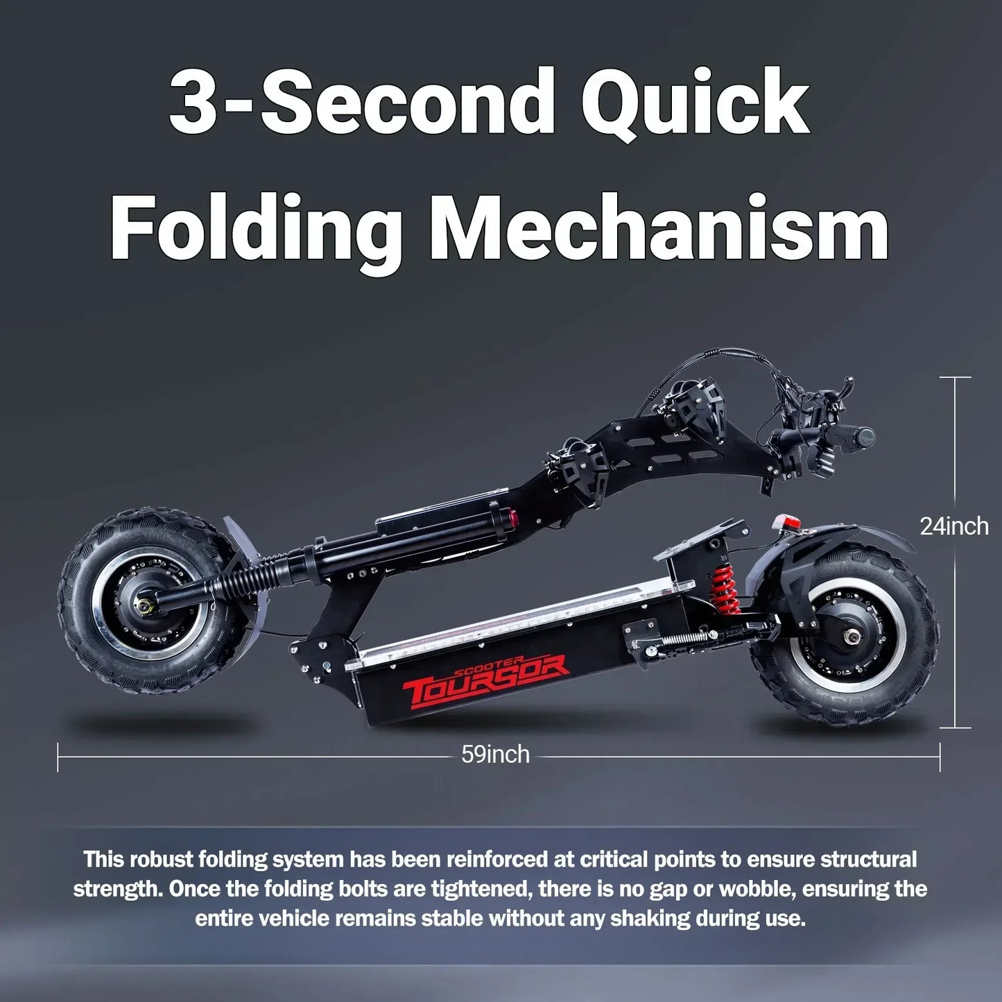 TOURSOR X14 5000W*2 Dual Motor Electric Scooter For Adults 72V35Ah Battery E-Scooter 14" Off-road Tire Foldable Road EScooter