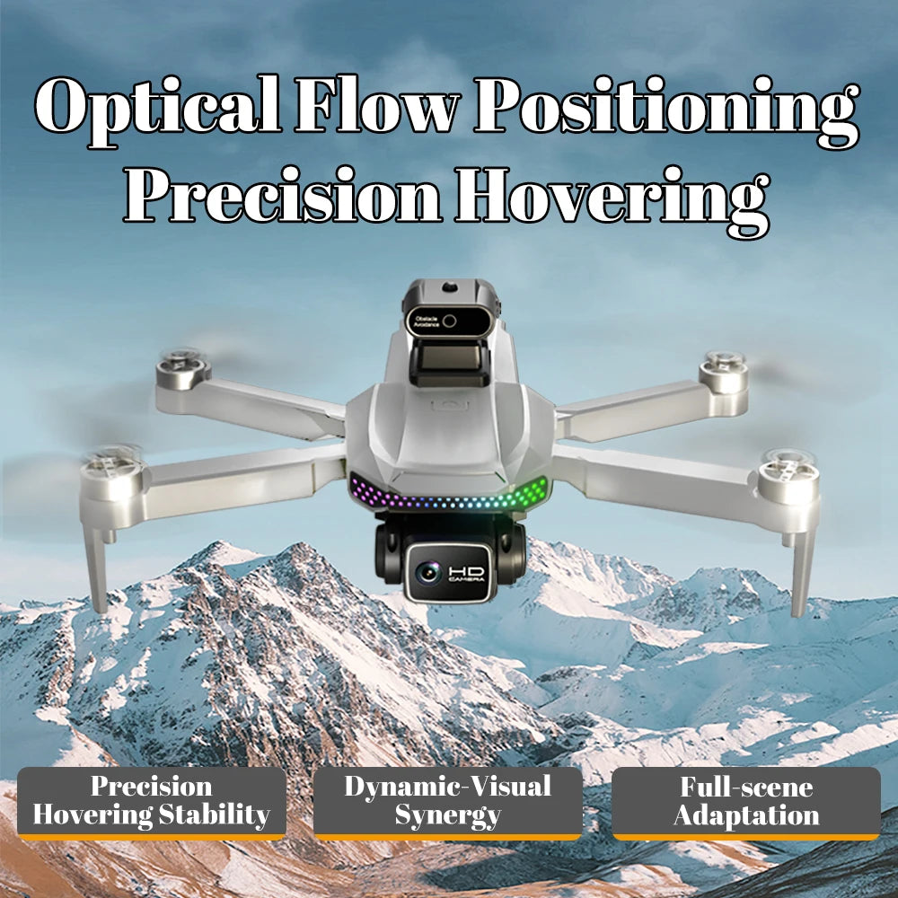 S50 PRO GPS Drone with 2 Batteries, 4.5-inch Large Screen Remote, Real-Time HD Camera, Obstacle Avoidance, Extended Flight Time