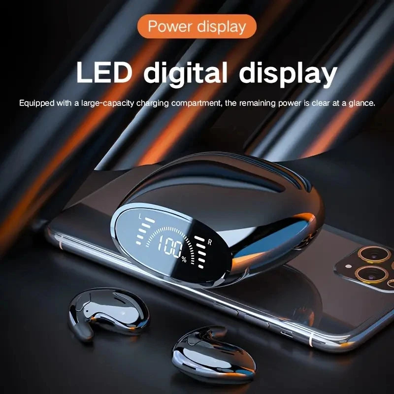 Mini Headphones Bluetooth Invisible Wireless Headset,Sleep Earphone With Mic  Sports Waterproof in-Ear Earbuds for Small Ears