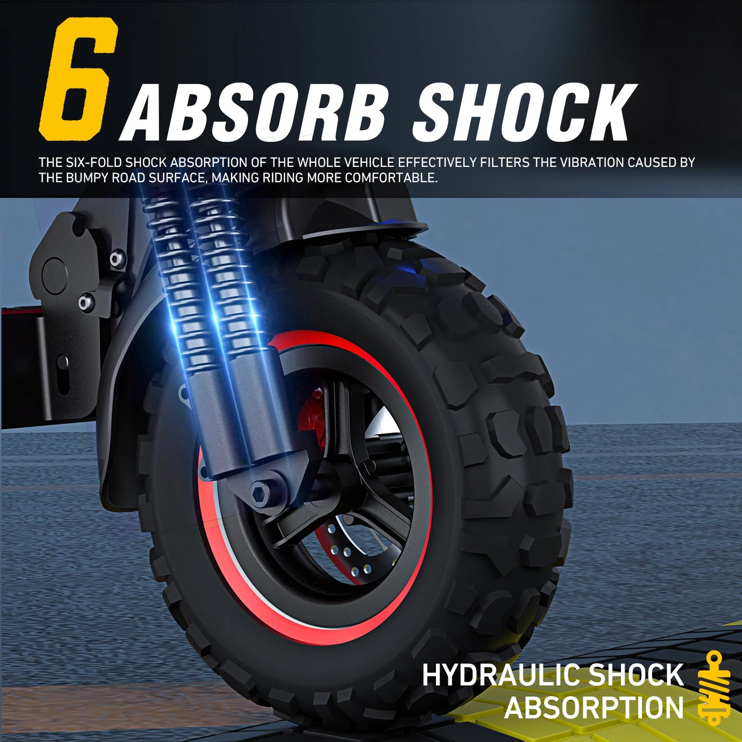 FREEBOY 1200W Off-road Electric Scooter with Seat, 48V 21Ah/18Ah Battery, Max speed 30Mph, Foldable Commuter E-scooter