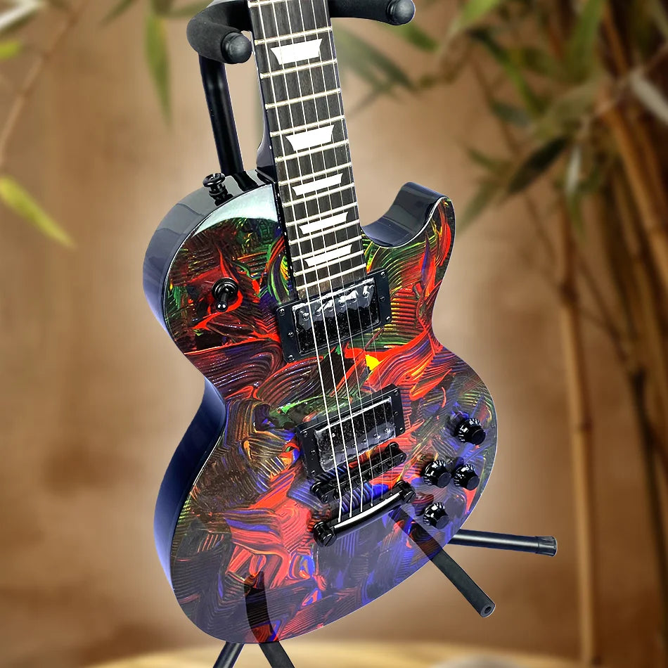 High quality electric guitar 6 strings 22 Frets rosewood fingerboard Solid Mahogany Body shipped from the United States