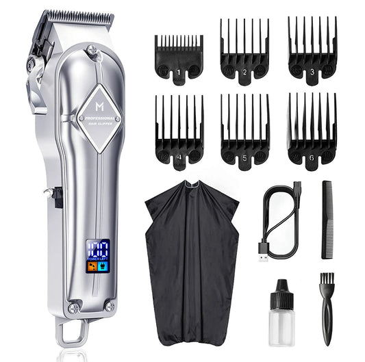 N Top Limural Hair Clippers Professional Cordless Clippers Hair Cutting Beard Trimmer Barbers Grooming Kit Rechargeable for Men