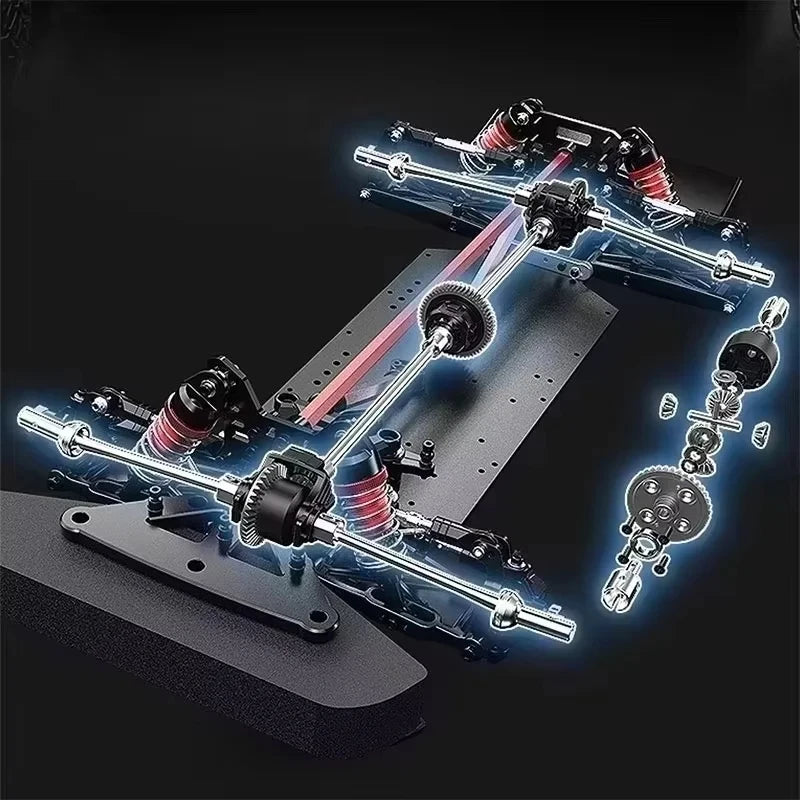 HYPER GO MJX 7303 7304 1/7 Blushless Remote Contorl Car High Speed Drift Off-load 4WD RC Car RC Car For Gifts