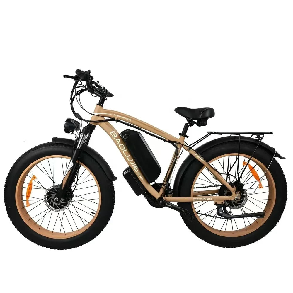 Electric Bike 2000W Dual Motor 48V20AH Lithium Battery 21 Speed E-bike Hydraulic Brake 26*4 Inch Fat Tire Snow Electric Bicycle