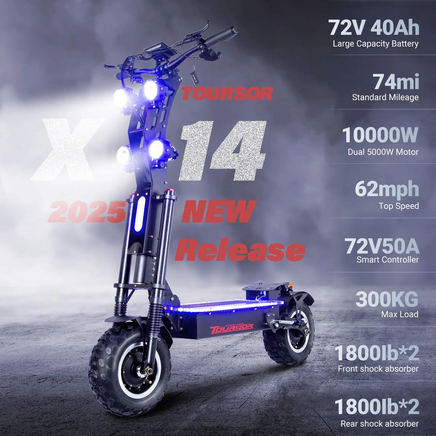 Upgraded Al-Alloy NFC Electric Scooter Smart Control 72V 50A 10000W 14 Inch Off-road/City Tyre Speed 120KM/H elektro scooter