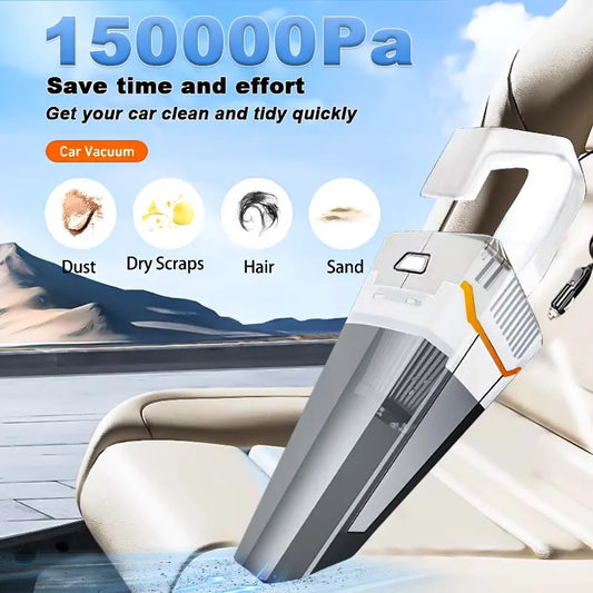 Car vacuum cleaner, portable 35000pa high suction wet and dry vacuum cleaner, car 12V cigarette lighter socket