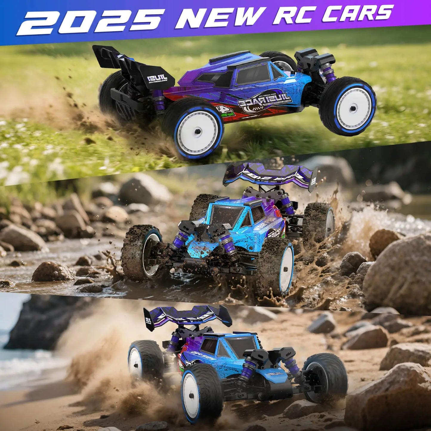 JIUSI WB12 PRO 1/12 4WD Racing Car 80KM/H Brushless Remote Control Car High Speed Competitive Off-road Car RC Car Toys As Gift