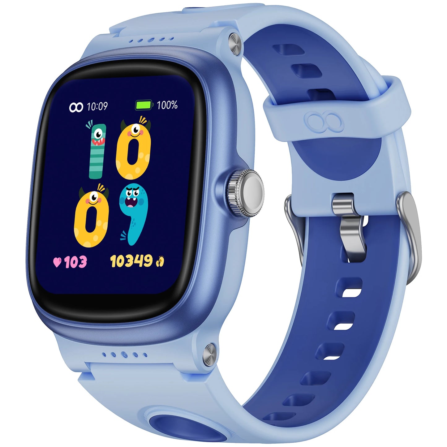 Smart Watch for Kids with Heart Rate Sleep Monitor, Games/Alarm/IP68 Waterproof Smart Watch for Boys Girls, Step Calorie Pedomet