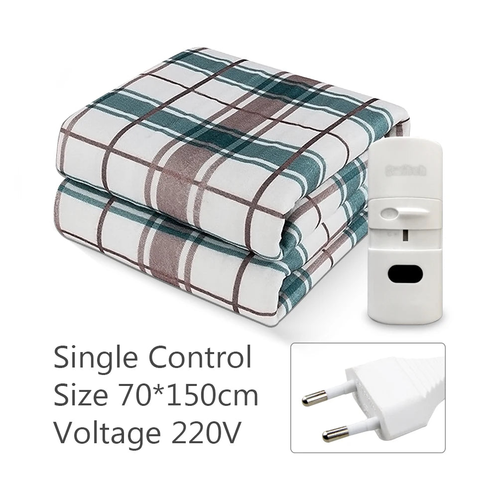 110/220V Electric Blanket Thicker Heaters Electrica Smart Control Heated Blanket Winter Carpet Mat for Home Bedroom Use