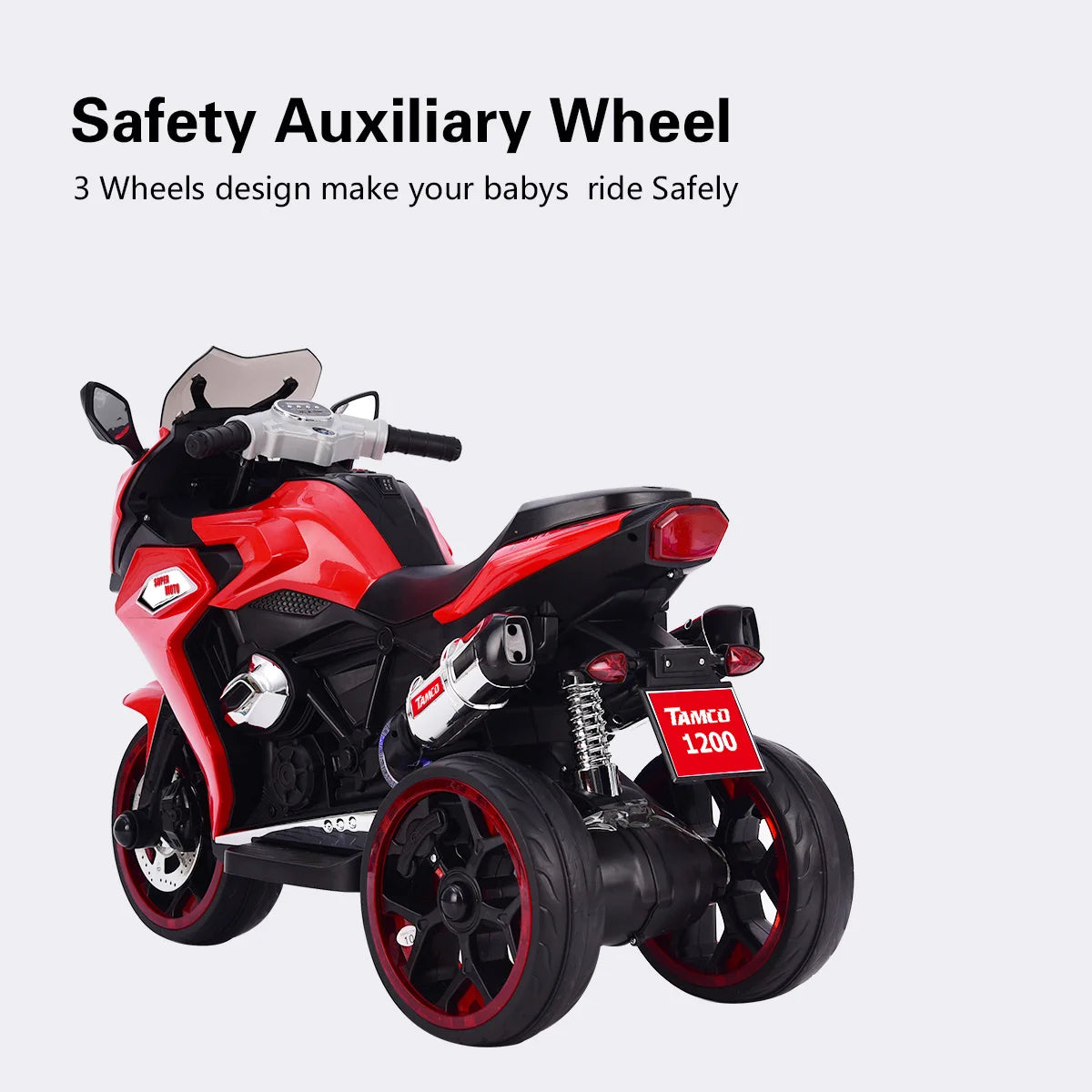 12V Kids Electric motorcycle ,ride on motorcycle,Three lighting wheels Kids electric toys BoysGirls Motorcycle, Children Battery