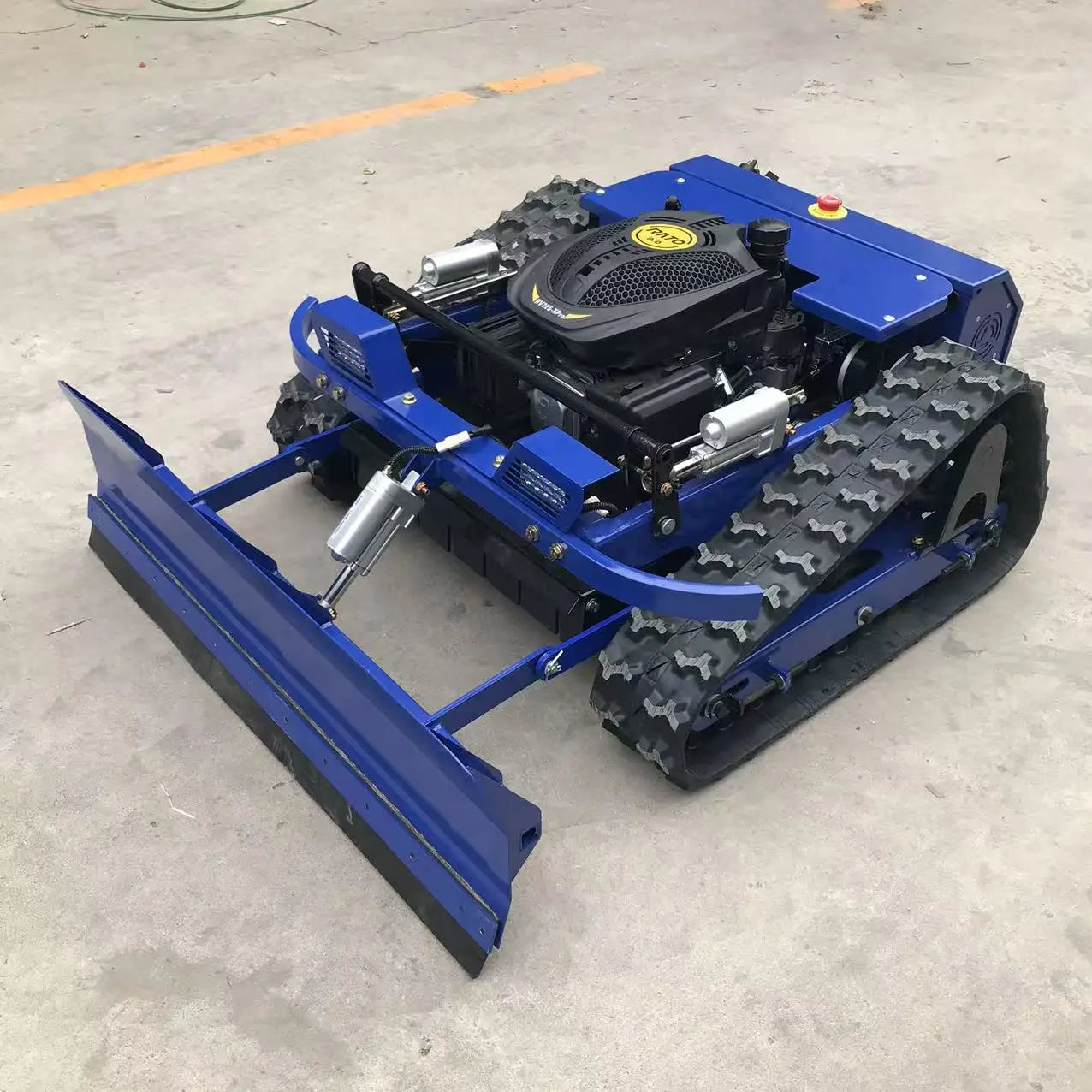 Customized High Quality All Terrain Ai Remote Lawn Mower With Engine 550mm Remote Control Agricultural Riding Lawn Tractor