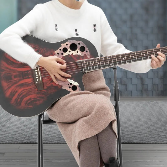 41" Popular Spruce Cutaway Acoustic-Electric Guitar 6 String With Bag