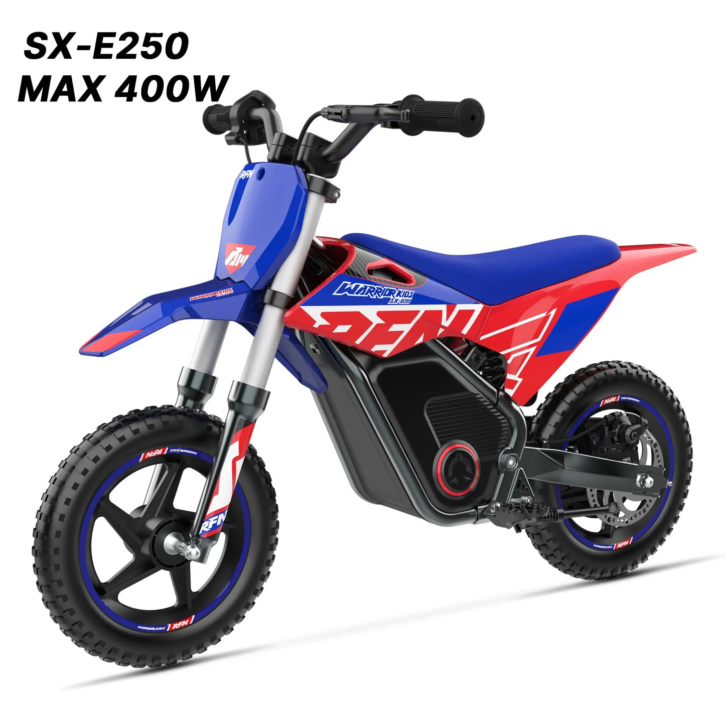 RFN Warrior Kids Electric Dirt Bike | Kids Electric Off-Road Motorcycle |  Speed Ride |Multi-Speed,Outdoor Ride for Age 3-8
