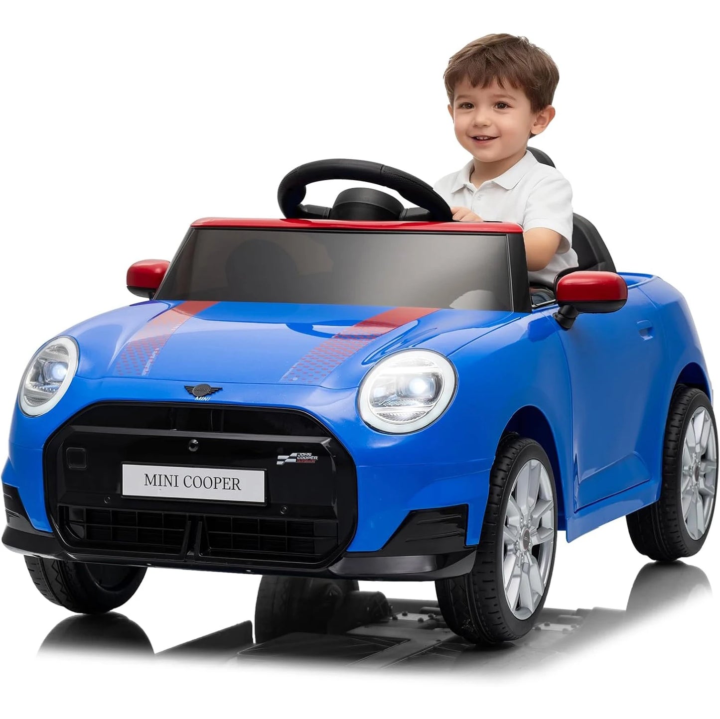 12V Ride on Car for Kids with Remote Control Electric Car with Music LED Light, Ride on Toy for Kids Gift, 4.5Ah Battery Powered