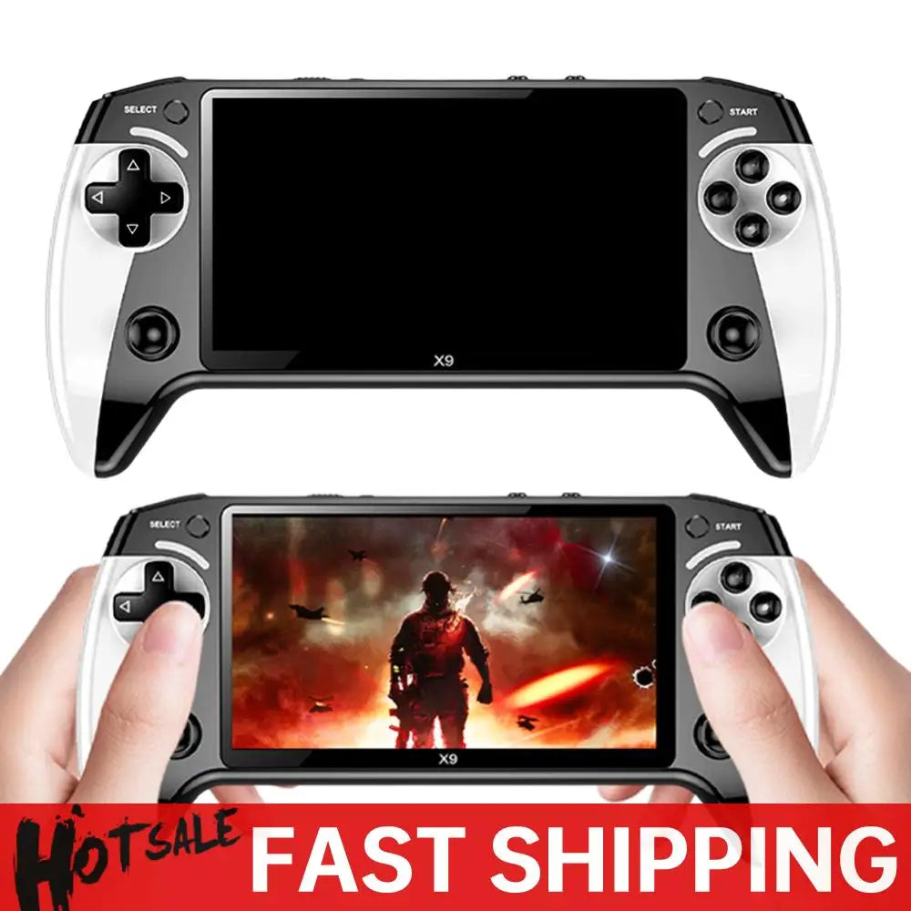 5.5 Inch Screen Handheld Game Console 1500mAh Electronic Game Player Type-C Charging Portable Game Player for Kids Adults
