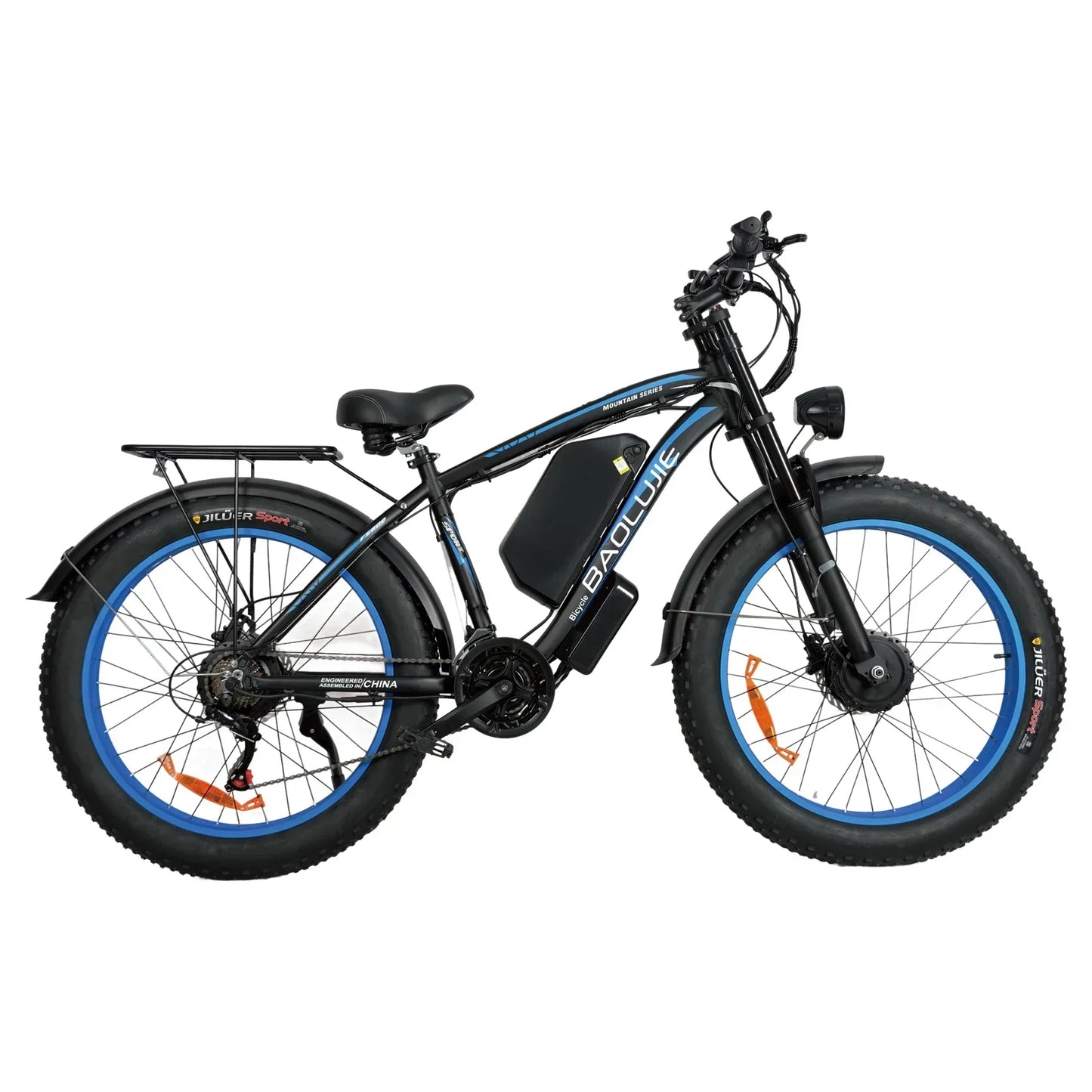 BAOLUJIE 2602 Electric bicycle 52V32Ah battery 3000W Motor City Commuter Electric Bike 26inch tireall terrain E-bike