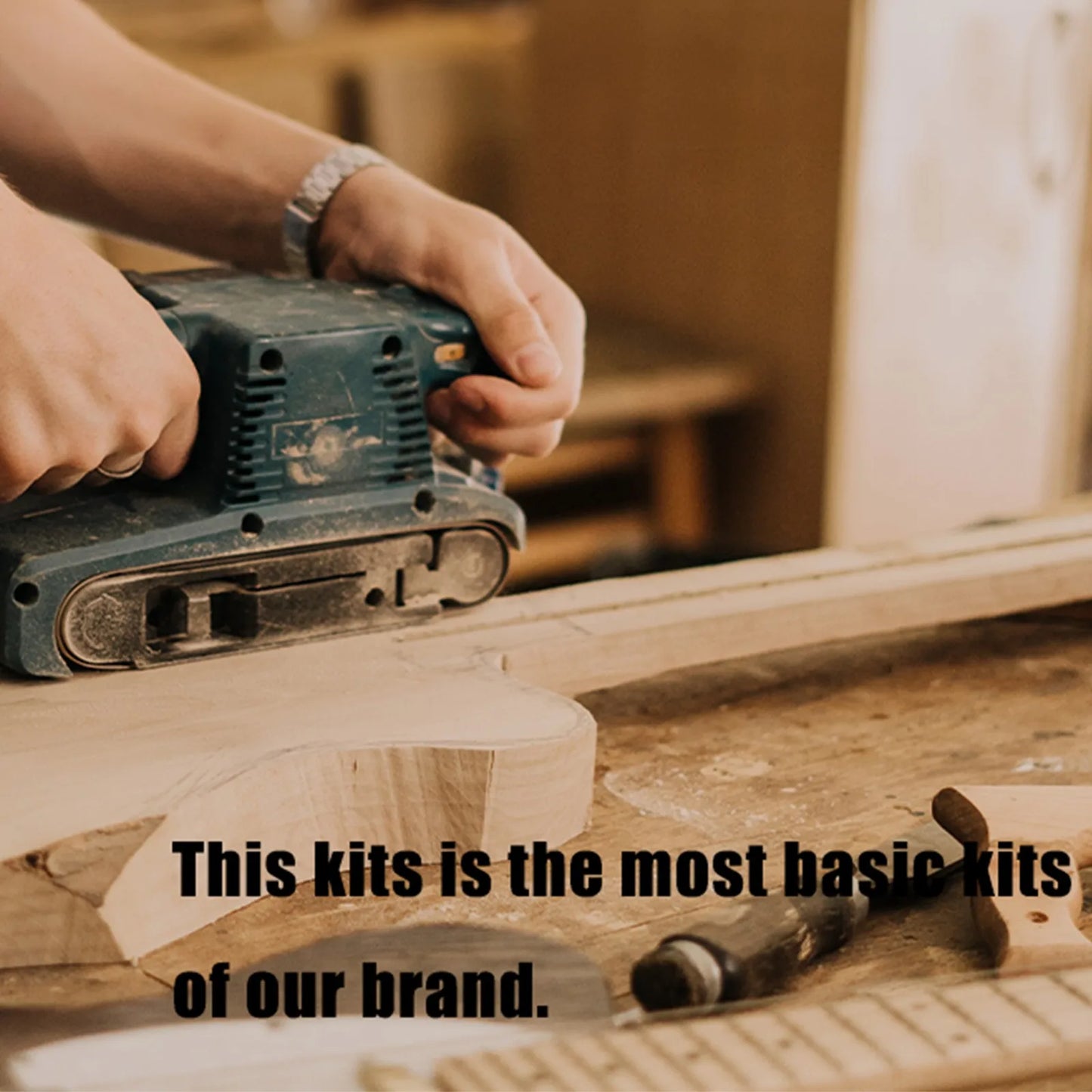 DIY 4 String Flame Shaped Style Electric Bass Guitar Kits for Student