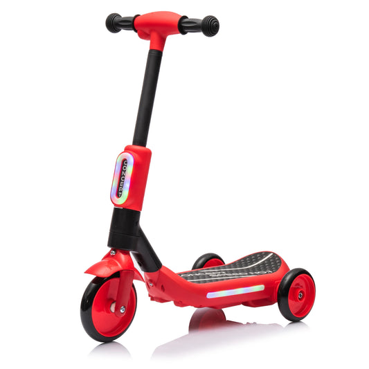 Electric Scooter for Kids Aged 3-6 Years, Ride on Toys, 3 Wheel, 3 mph Max Speed, 8 Miles Range, 66 Lbs Max Load, White