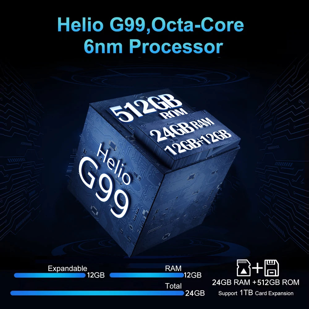 Unihertz 8849 tank 2 Pro rugged phone Android 14 24GB 512GB with 23800mAh battery superior projection 6.79 "FHD waterproof phone