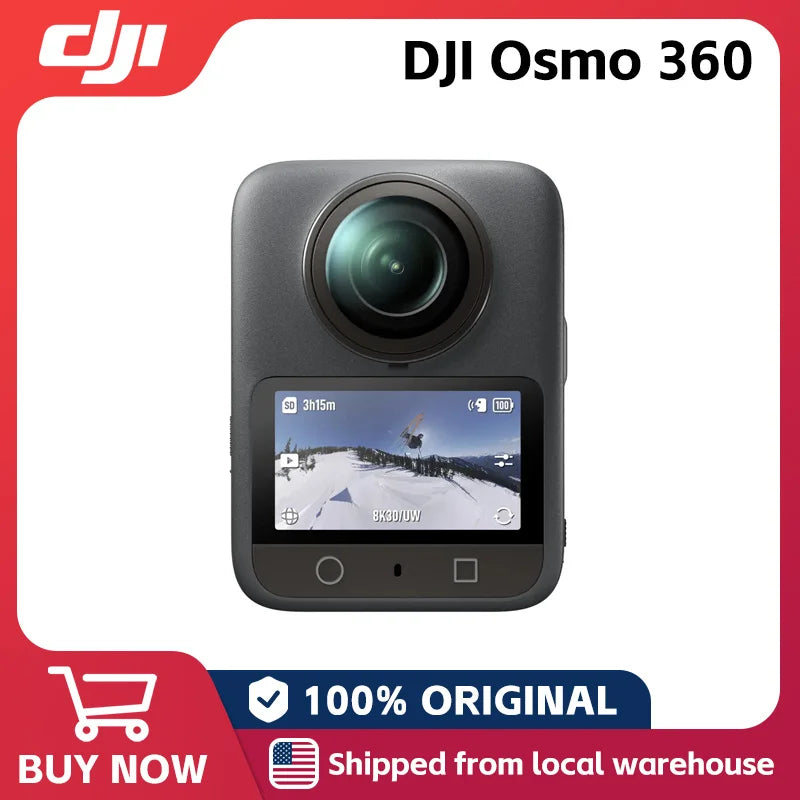 DJI Osmo 360 1-Inch 360° Imaging Native 8K 360° Video 4K/120fps & 170° Boost Video Original Brand in Stock