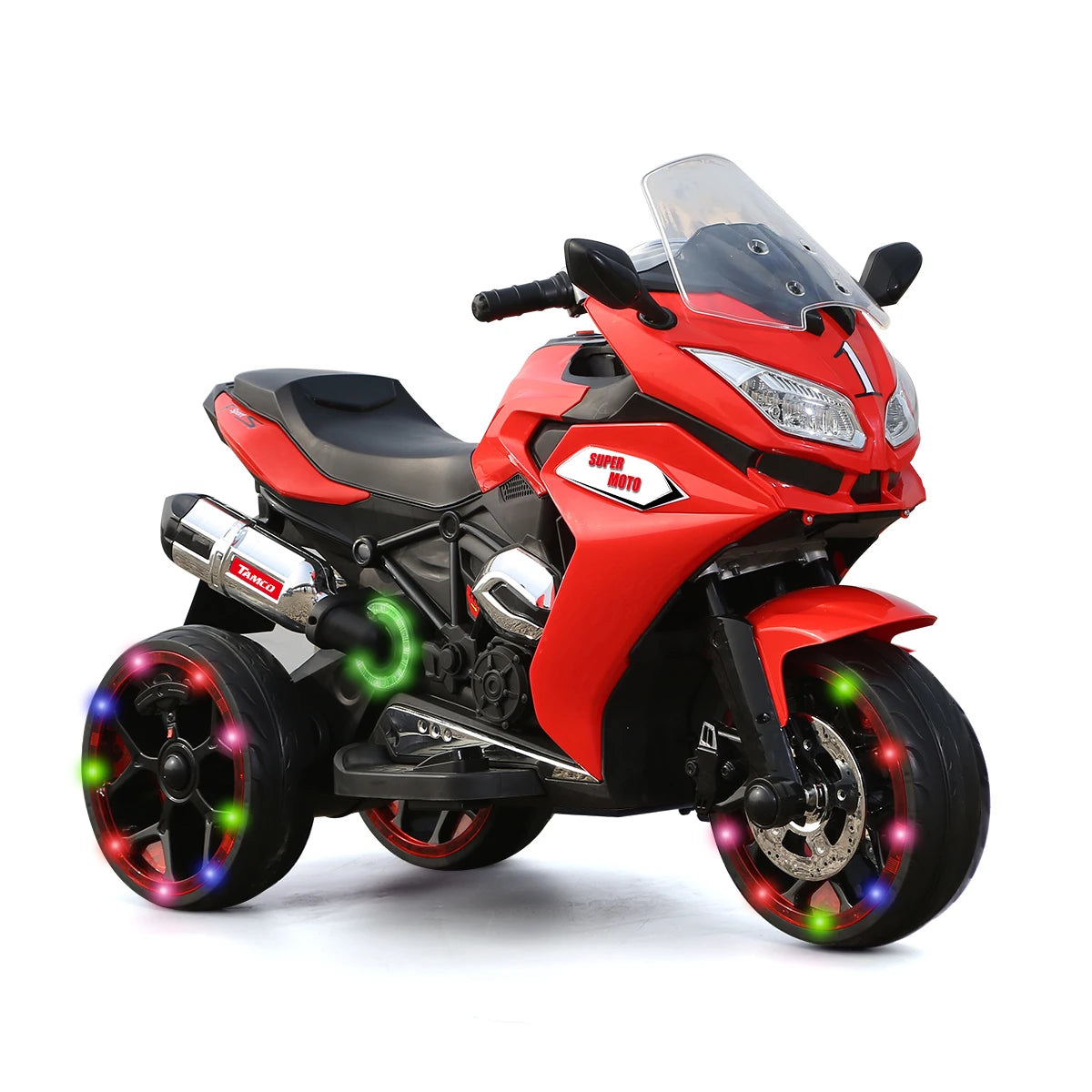 12V Kids Electric motorcycle ,ride on motorcycle,Three lighting wheels Kids electric toys BoysGirls Motorcycle, Children Battery