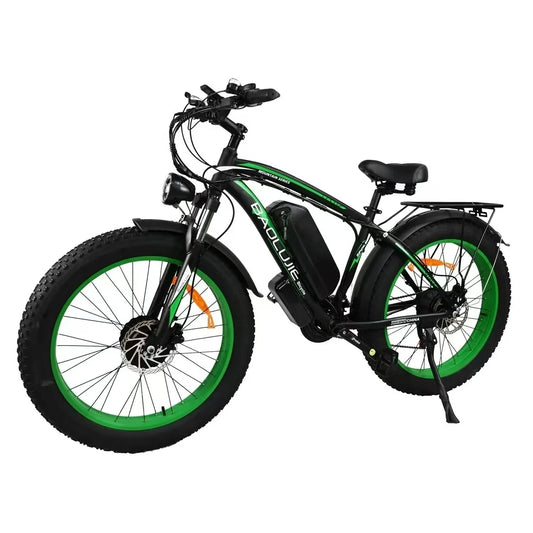 Electric Bike 2000W Dual Motor 48V20AH Lithium Battery 21 Speed E-bike Hydraulic Brake 26*4 Inch Fat Tire Snow Electric Bicycle
