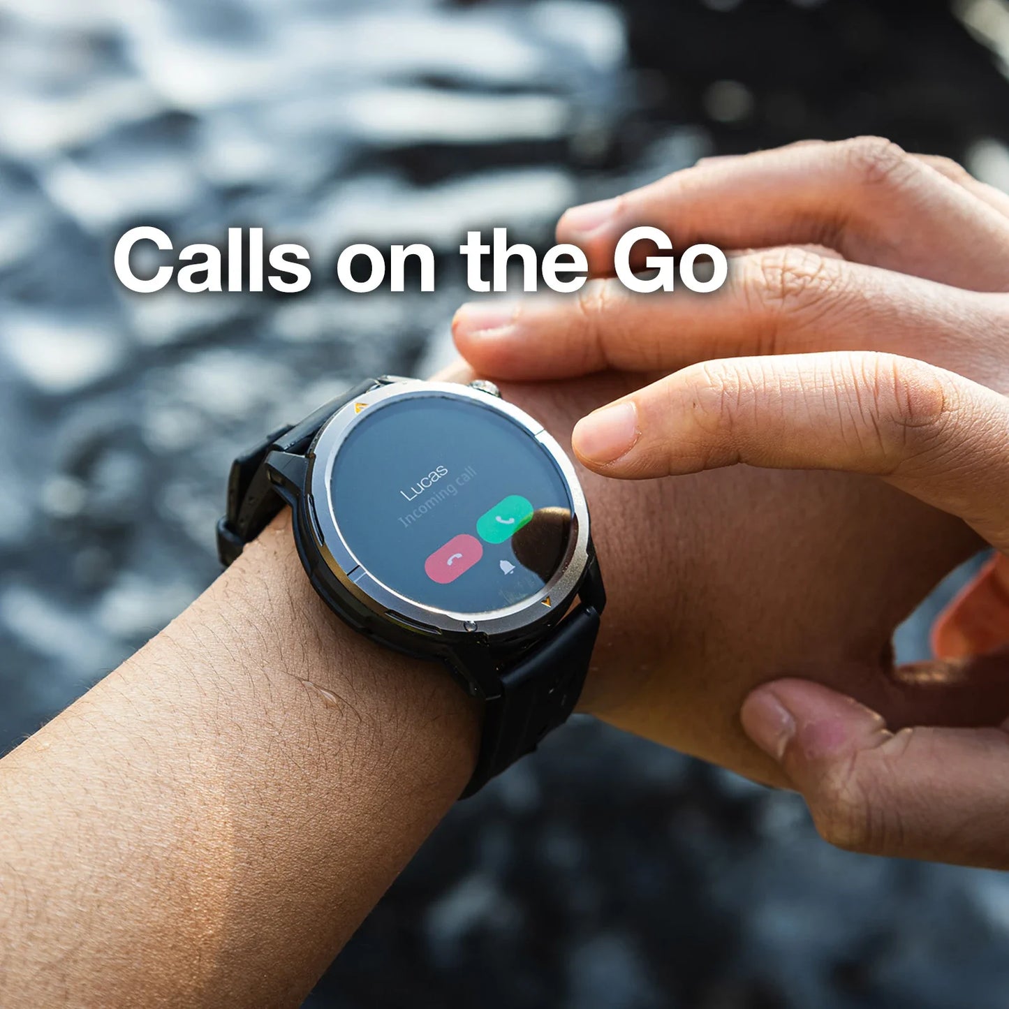 AGM Legion Smartwatch 5ATM Waterproof 1.43"AMOLED Display Heart Rate Blood Oxygen 100+ Sports Modes GPS Compass