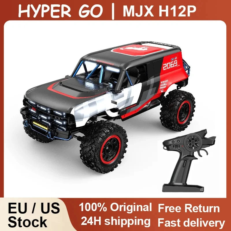 MJX 1:12 H12P Brushless High-Speed Remote Control Car Professional RC Climbing Car Four-Wheel Drive Off-Road Vehicle RTR