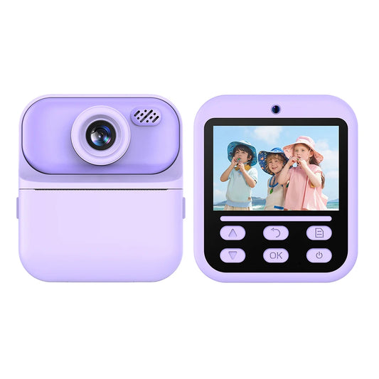Instant Print Camera HD Digital Camera USB Rechargeable Video Digital Camera Instant Photo Printing Camera for Photography