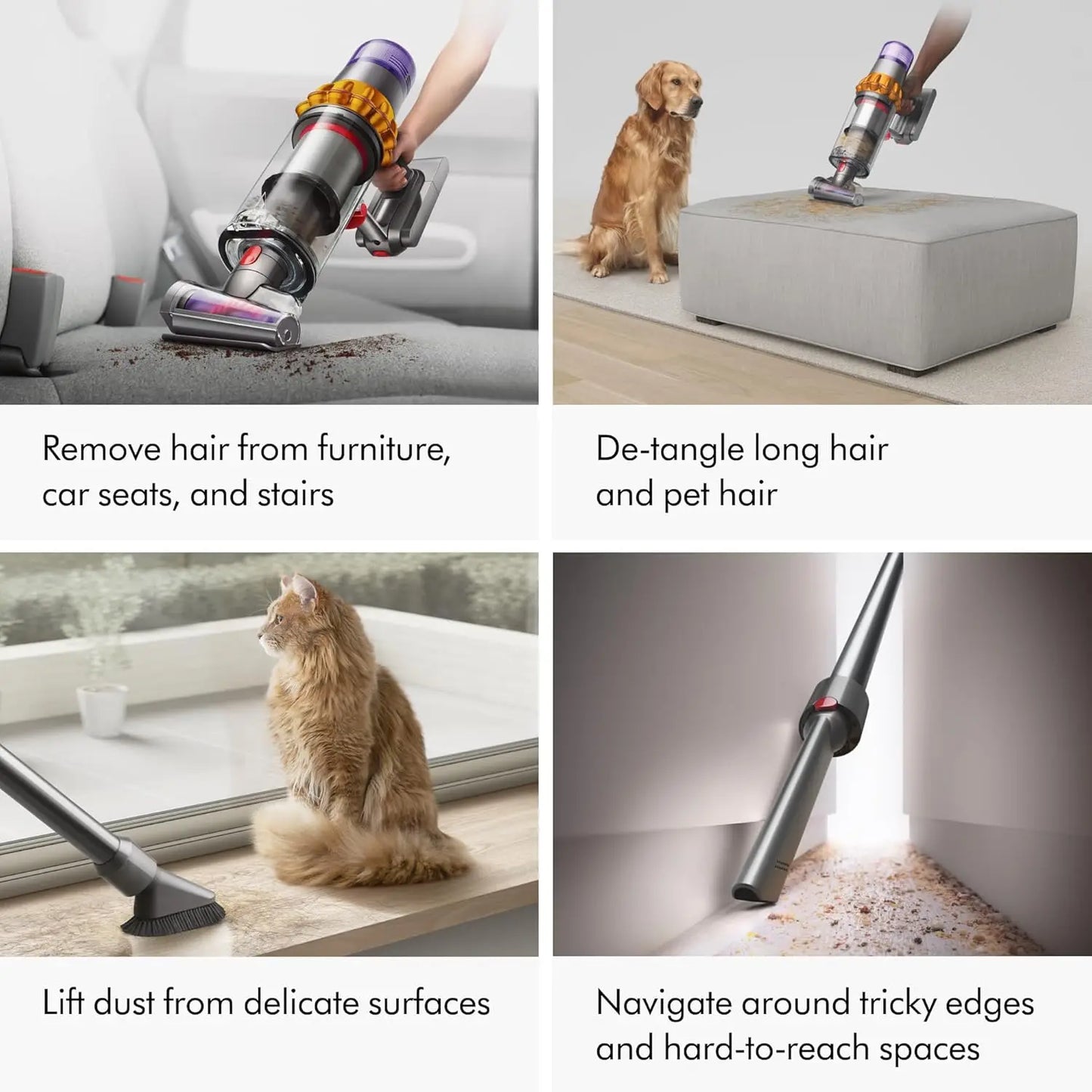 15 Detect Plus Cordless Vacuum, Illumination Reveals dust, 240AW, 3 Power Modes, Up to 60 Minutes,² Deep