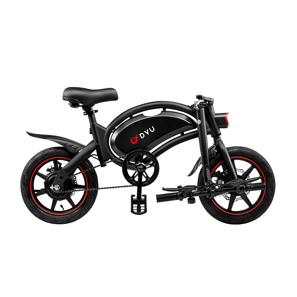 DYU D3F Adult Electric Bicycle, 250W city ebike, 36V 10AH E-bike, 14  Tire Foldable Electric Bike