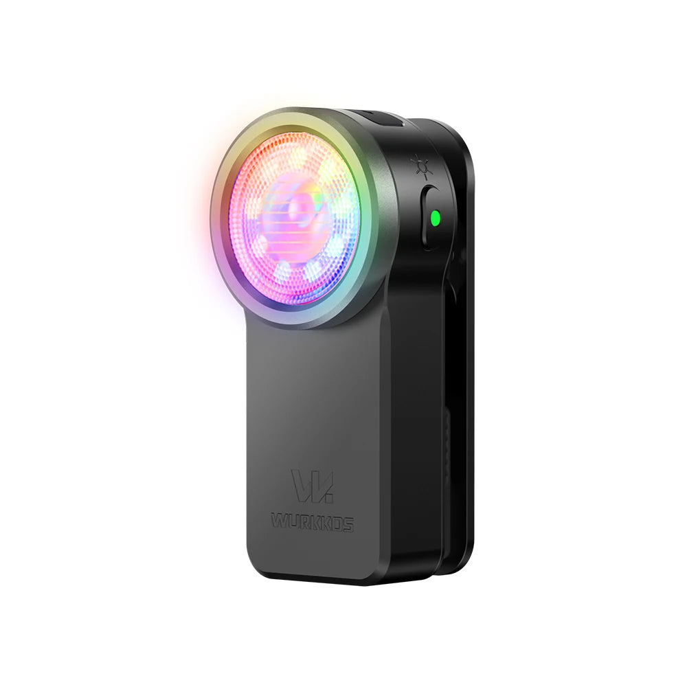 Wurkkos HD03 Clip Light 680LM USB C Rechargeable Pocket Flashlight Mini Spotlight/Flooglight Portable EDC RGB Torch with Magnet